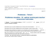 Problemas resueltos - 16 - aplicar inversa para resolver ecuaciones matriciales.pdf