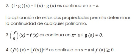 Para que una función sea continua en un punto x = a, deben existir los límites laterales de la función alrededor de este punto y ser iguales. Es decir, debe existir el límite de la función en este punto.