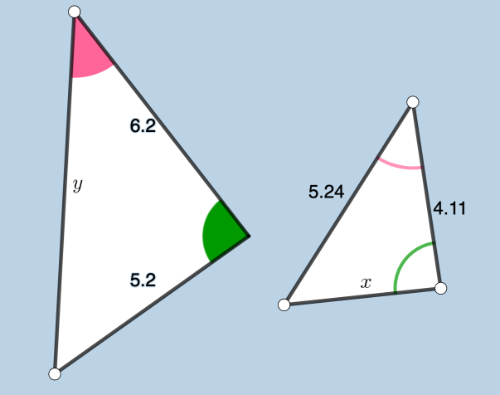 Sketch the pic below on your vertical surface. Here, determine the missing side lengths in this diagram.   