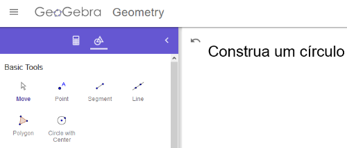 No GeoGebra Classroom, um app se torna uma tarefa.