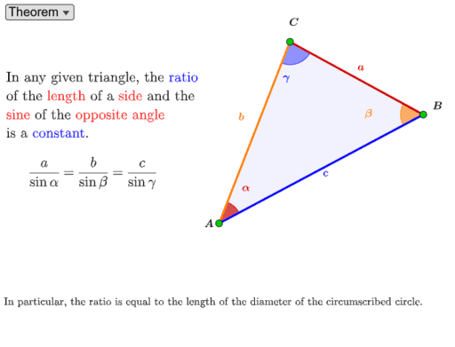 Practice Law Of Sines