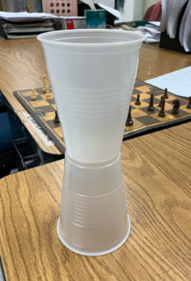 Your task: Create a virtual model of what is shown here. Refer to the "Measure a Radius Accurately" page to help you measure the radius of the top and bottom of these cups!  