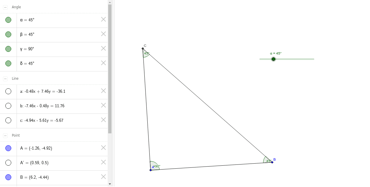 Triangle Slider – GeoGebra