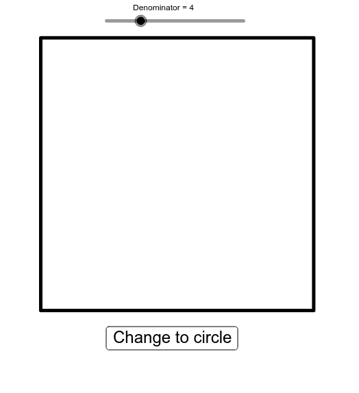 Vertical Partitions - Square vs. Circle – GeoGebra