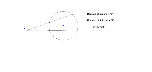 Angle Outside the Circle – GeoGebra