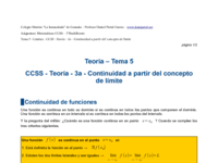 CCSS - Teoría - 3a - Continuidad a partir del concepto de límite.pdf