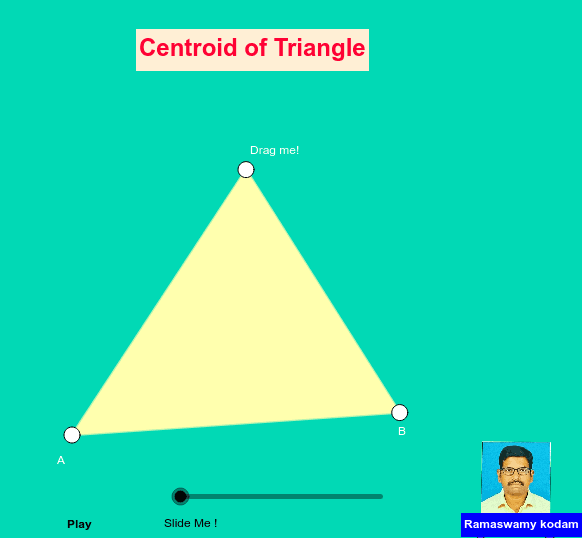 Centroid of Triangle – GeoGebra