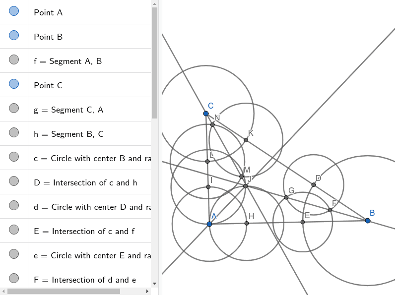 Angle Bisector Geogebra