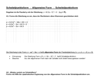 Lösung AB Scheitelpunktsform zu AllgemeinerForm zu Scheitelpunktsform.pdf