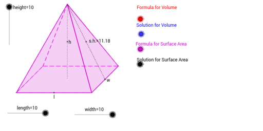 Rectangular Pyramid – GeoGebra