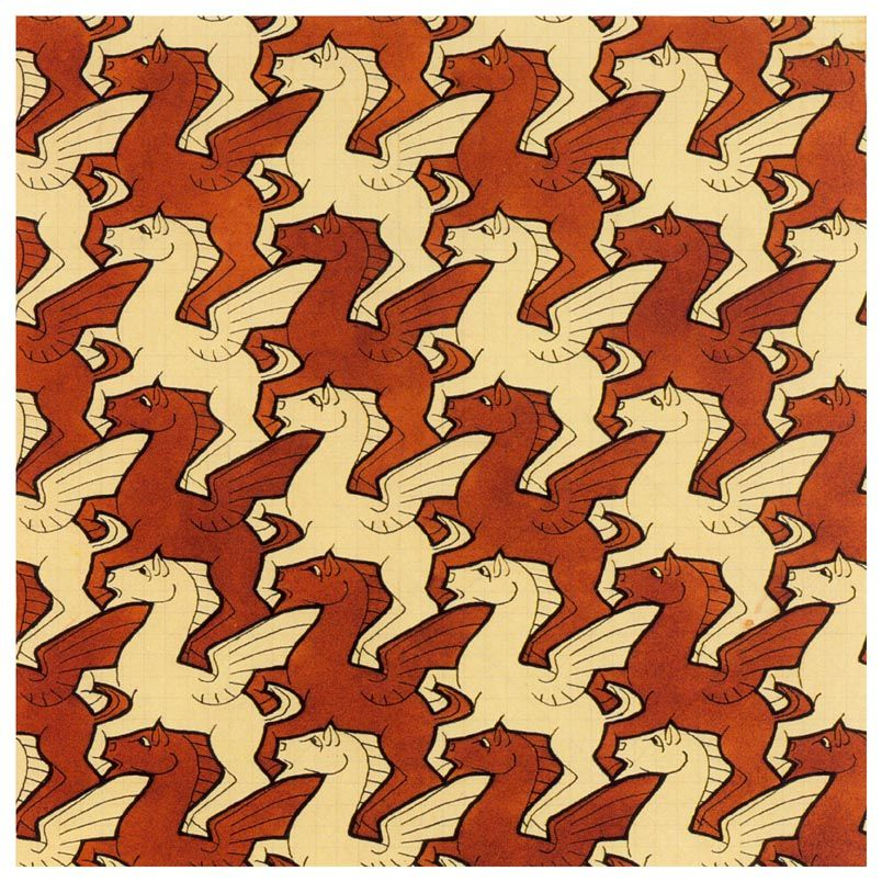 Ilustação de M C Escher