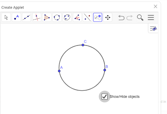 Step-3:  A check box dibuat. 