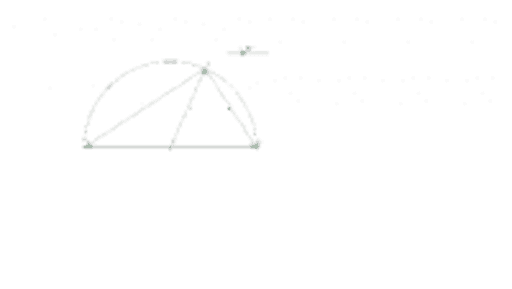 GraphicMaths - Angle in a semicircle is 90 degrees
