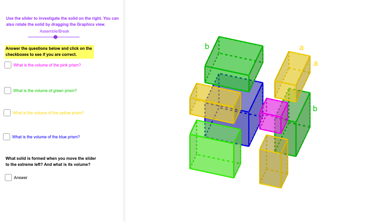 (a + B) Cubed – GeoGebra