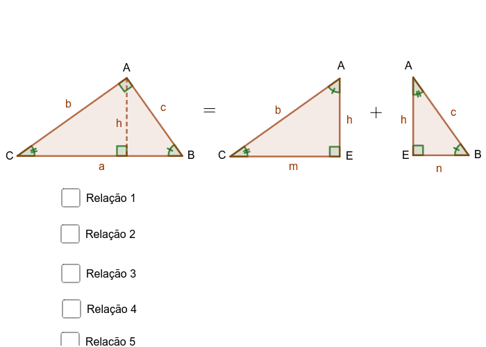 Triângulo Retângulo - Definição, Relações métricas e trigonométricas