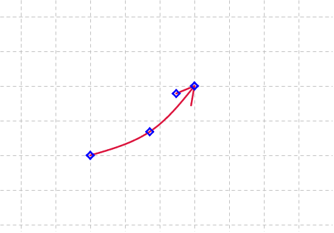 曲線矢印2 ワイプつき Geogebra