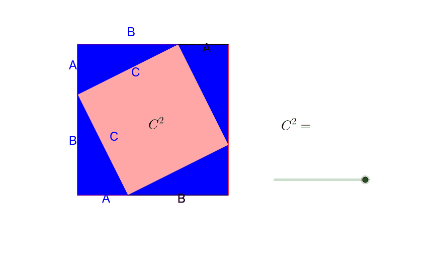三平方の定理 ピタゴラス Geogebra