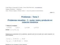 Problemas resueltos - 3 - suma, resta y producto en notación binómica.pdf