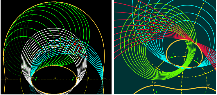 3-web of circles: well known  -  - - - - new and unknown