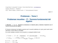 Problemas resueltos - 17 - Teorema fundamental del álgebra.pdf