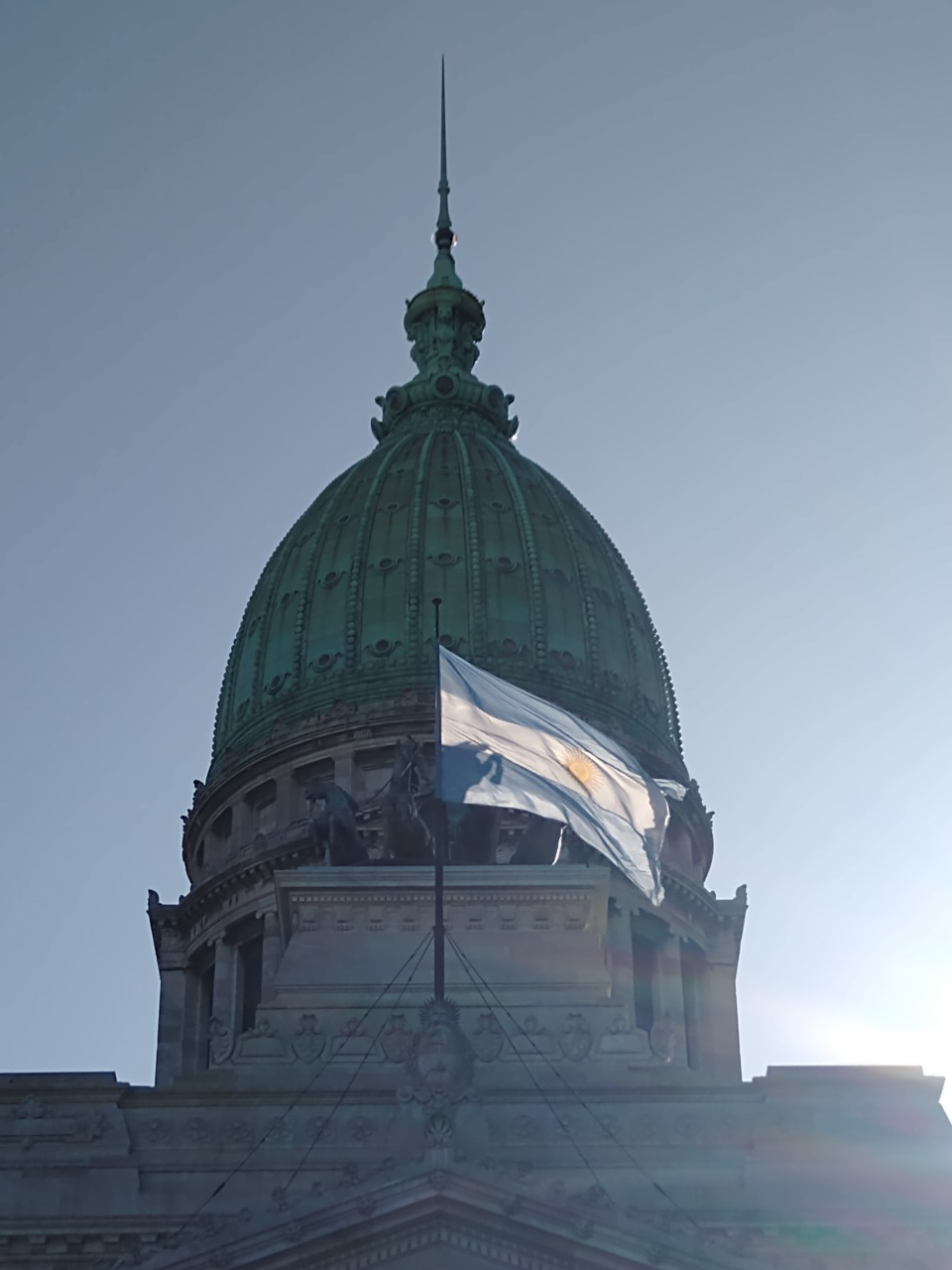 Cúpula del Congreso de la Nación Argentina. 