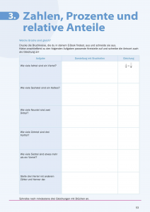 ② 3.2 Brüche, Prozente, relative Anteile|Teile eines Ganzen