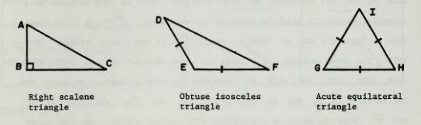 Classification of Triangles