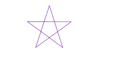 Как нарисовать звезду давида поэтапно