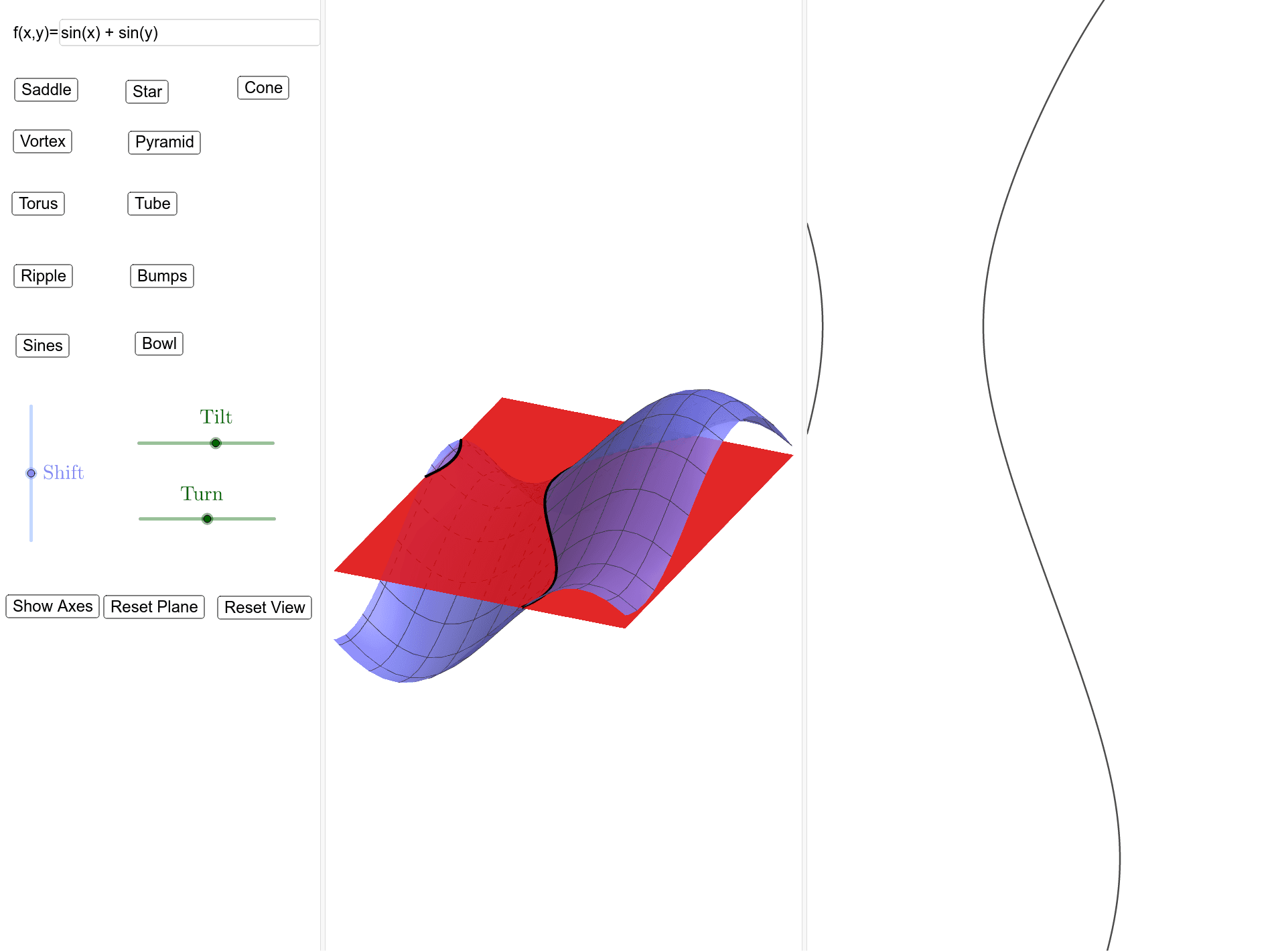 Level Curves From 3d Surfaces Different Layout Geogebra