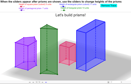 Let's Build Prisms – GeoGebra