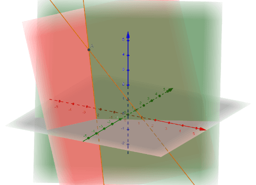 Intersection Of 3 Planes – GeoGebra