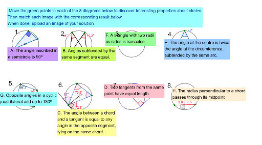 Circle Theorems – GeoGebra