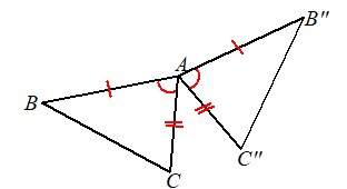 What if we had the SAS criteria for two triangles that shared a vertex?