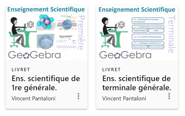 Deux livrets pour l'enseignement scientifique