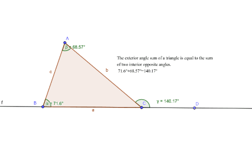 The Exterior Angle Of A Triangle Is Equal To The Sum Opp Int GeoGebra   Material S8wu8xgx Thumb@l 