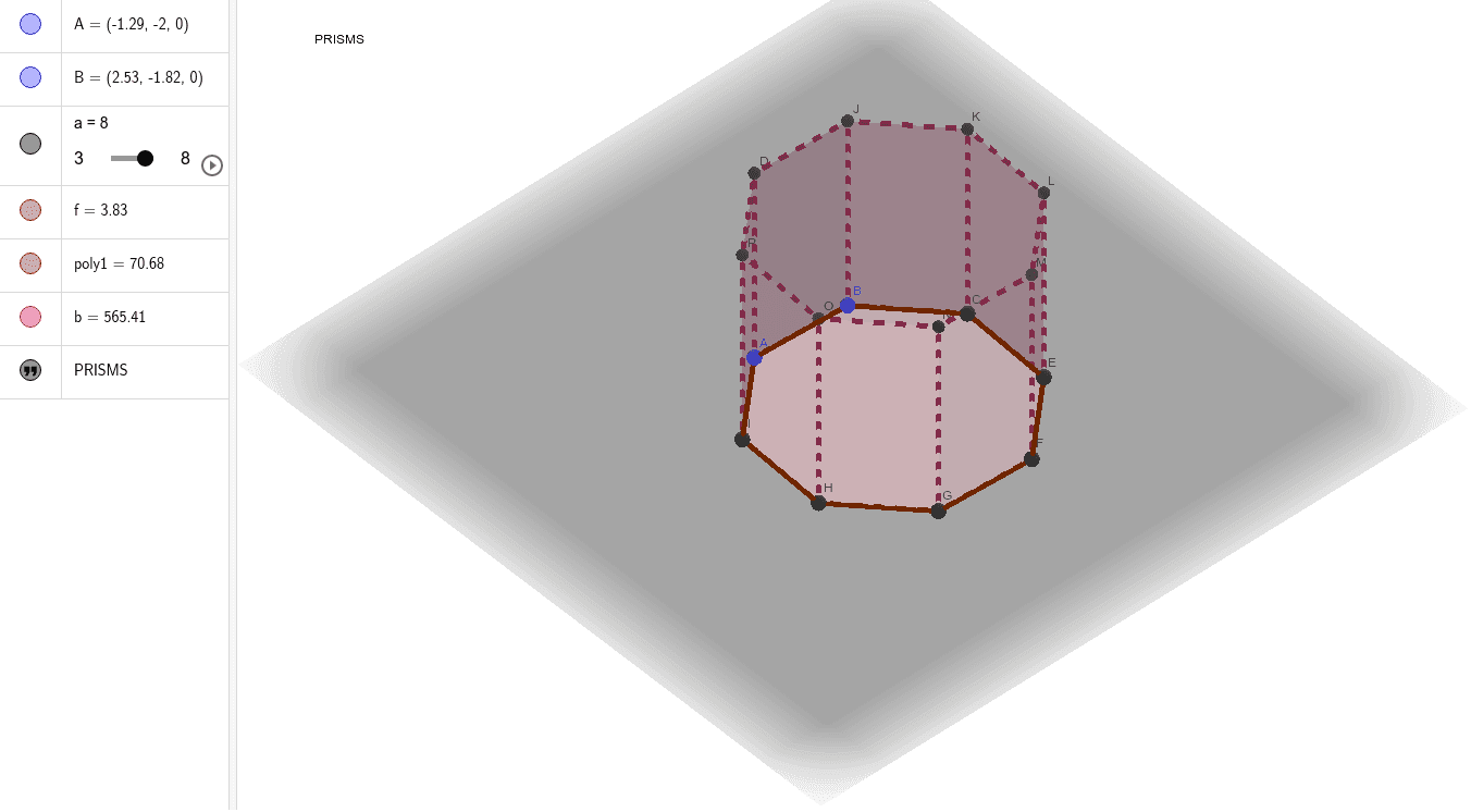 Prisms – Geogebra