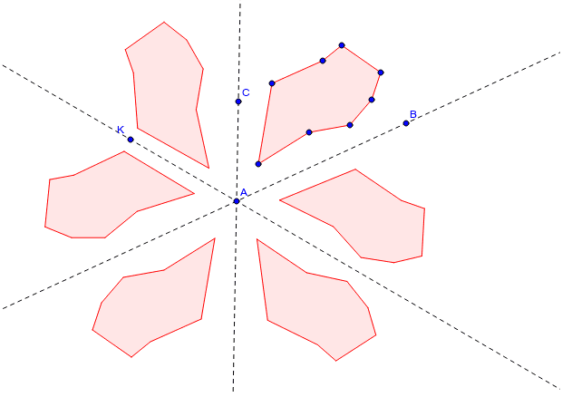 線対称３ Geogebra