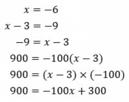 Algebra 3.9 Dealing with negative numbers