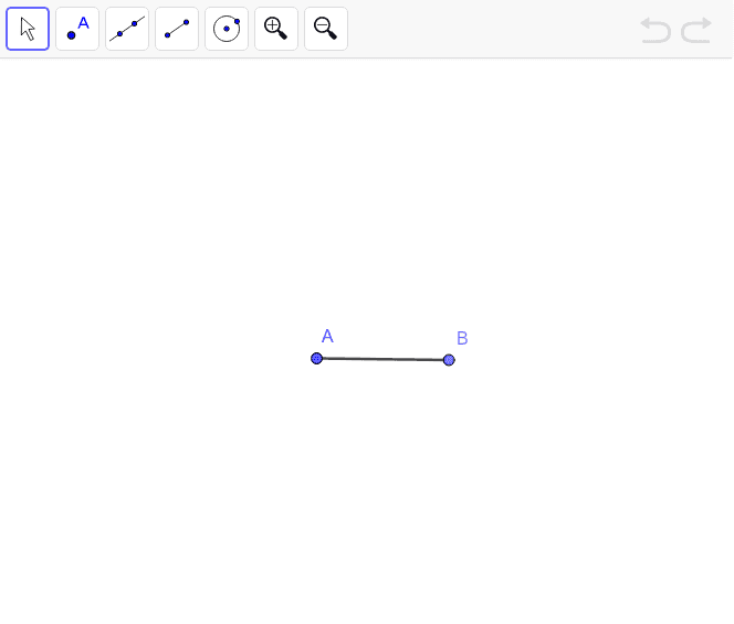Draw a line segment AB of length 8 cm Taking A as centre, draw a circle of  radius 4 - Maths - Constructions - 13451369 | Meritnation.com