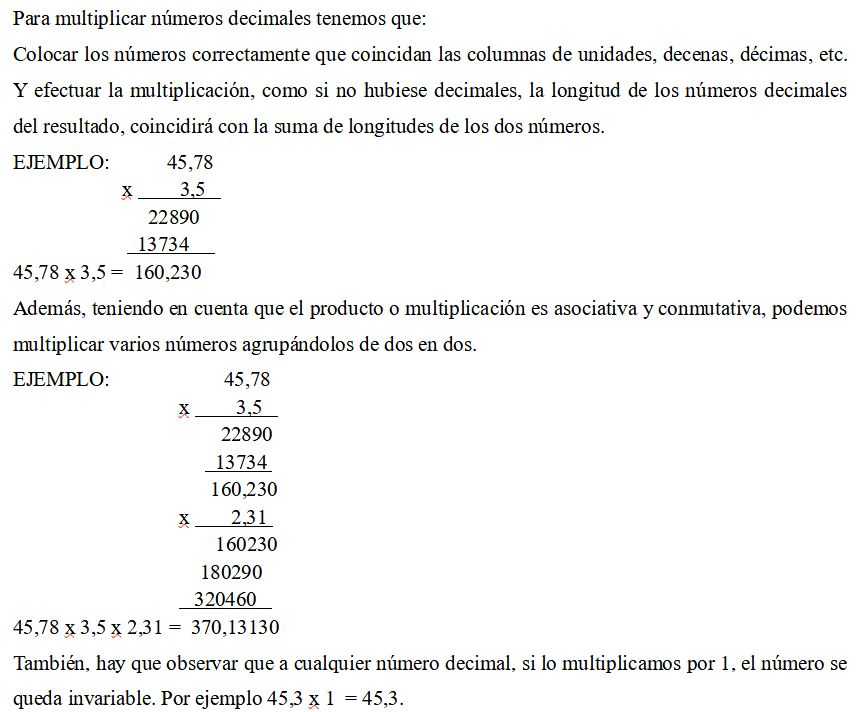 MULTIPLICACIÓN