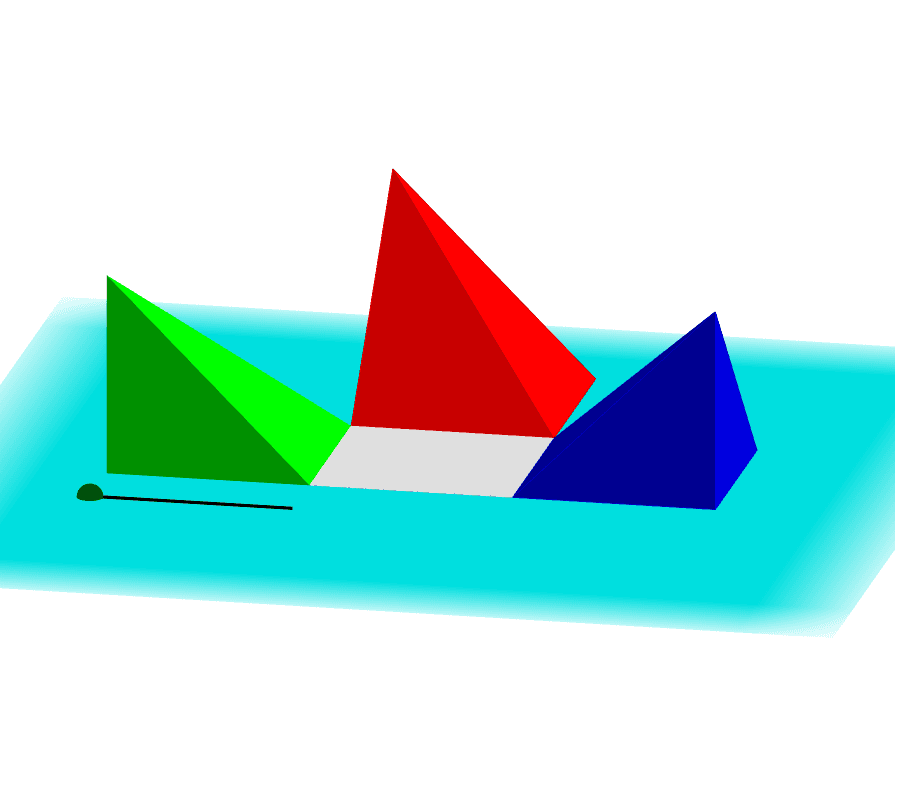 Trois Pyramides Geogebra