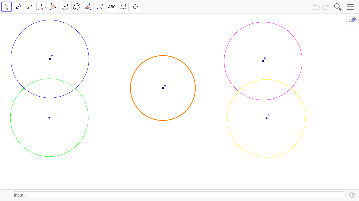 To Find The Centre Of A Circle – GeoGebra