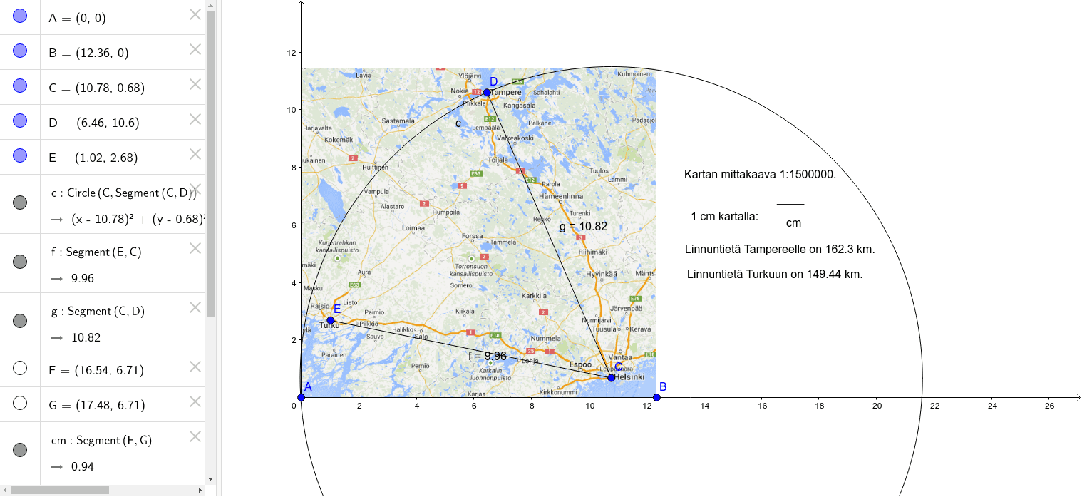 Kartta – GeoGebra