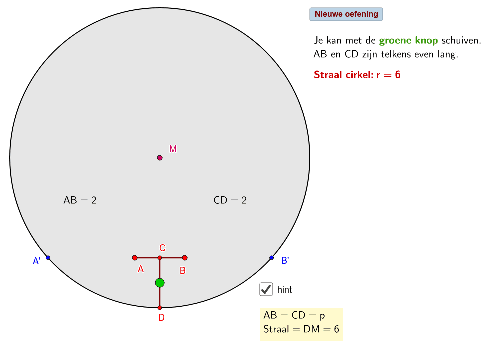 Wiskundig Model. Zelf Vergelijking Opstellen, Invulvakje. – GeoGebra