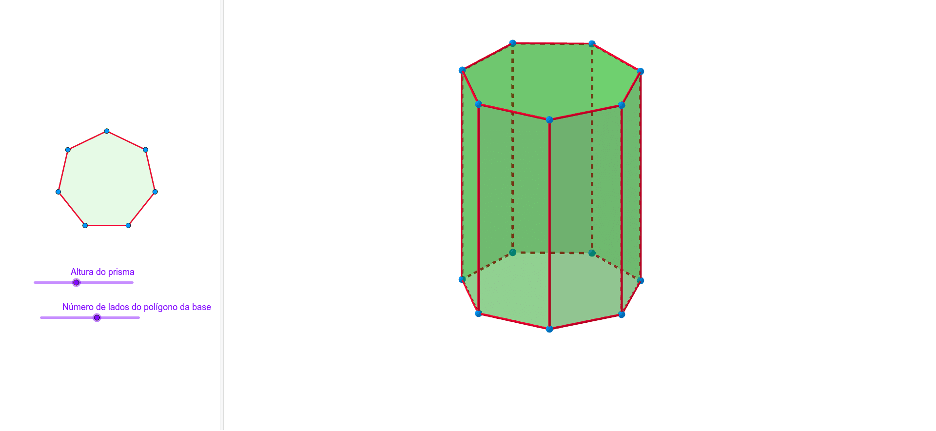 Prismas Para Visualização – GeoGebra