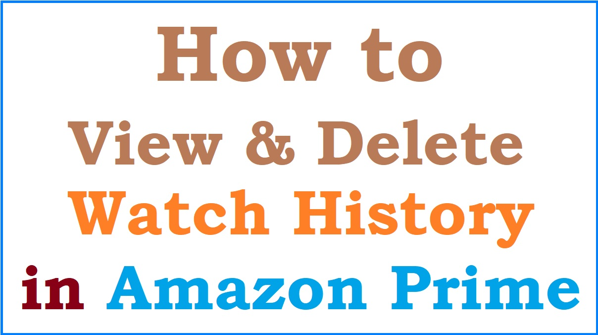 Easy Steps to Remove your History and Watchlist from Amazon Prime Video, How to Delete Watch History in Amazon Prime on IOS and Android App. How to remove continue watching from amazon prime video.
https://ecpulse.com/delete-watch-history-in-amazon-prime/