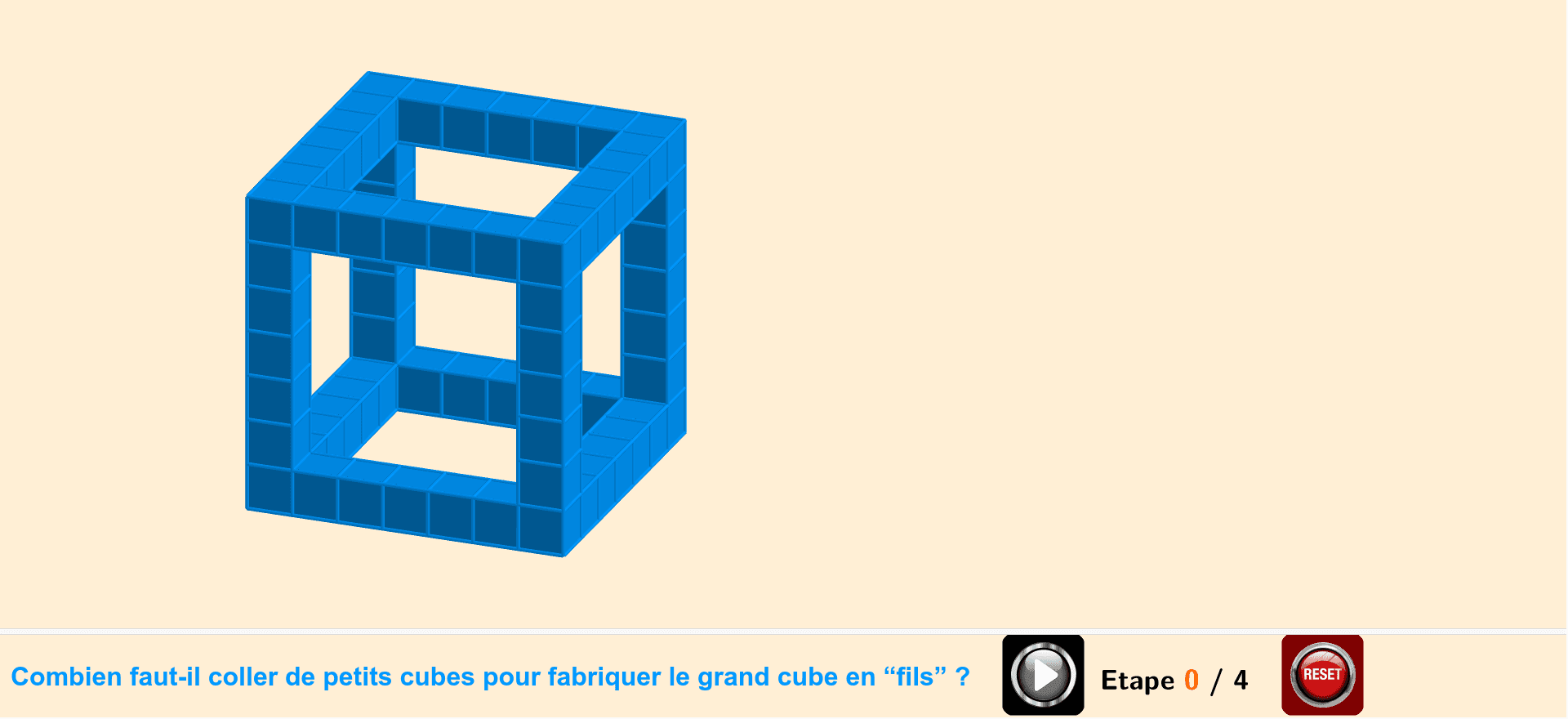 Combien de petits cubes ? /2 - IREM Paris Nord