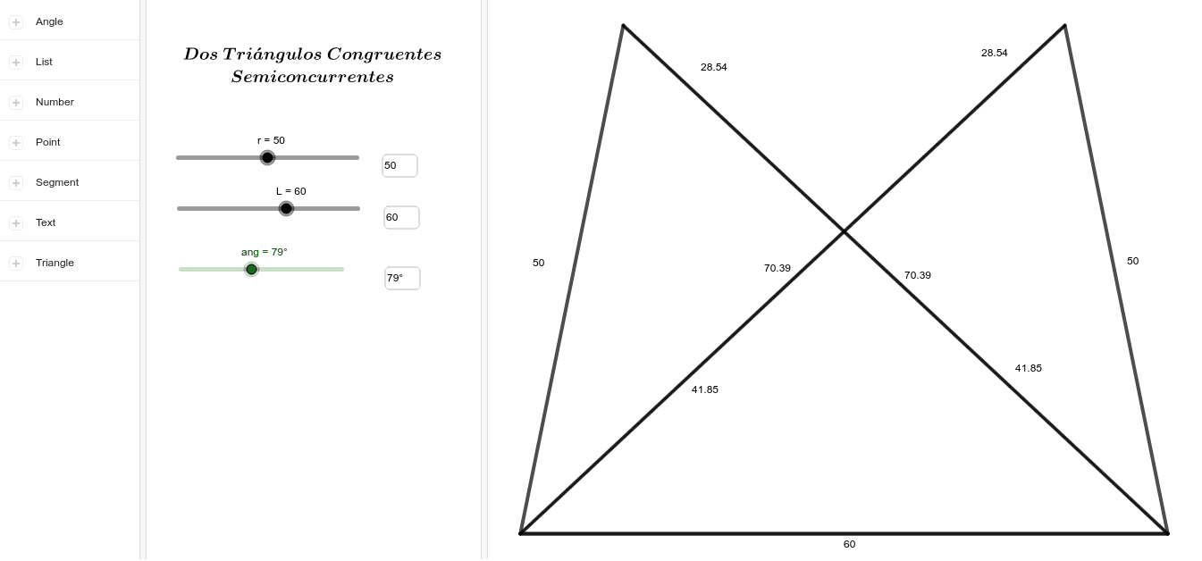 Dos Triangulos Congruentes Semiconcurrentes Geogebra