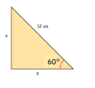 1. Seguiu les orientacions que trobareu per resoldre el següent triangle: