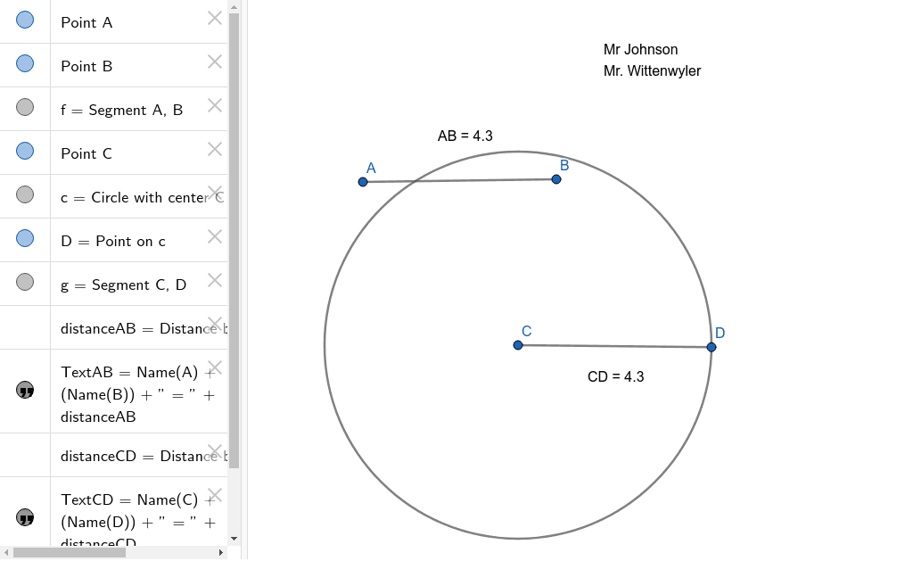 Congruent Segment – GeoGebra